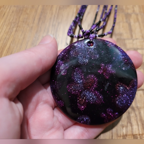Purple Charming Charlie Necklace - Picture 2 of 2